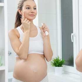 Skin changes during pregnancy