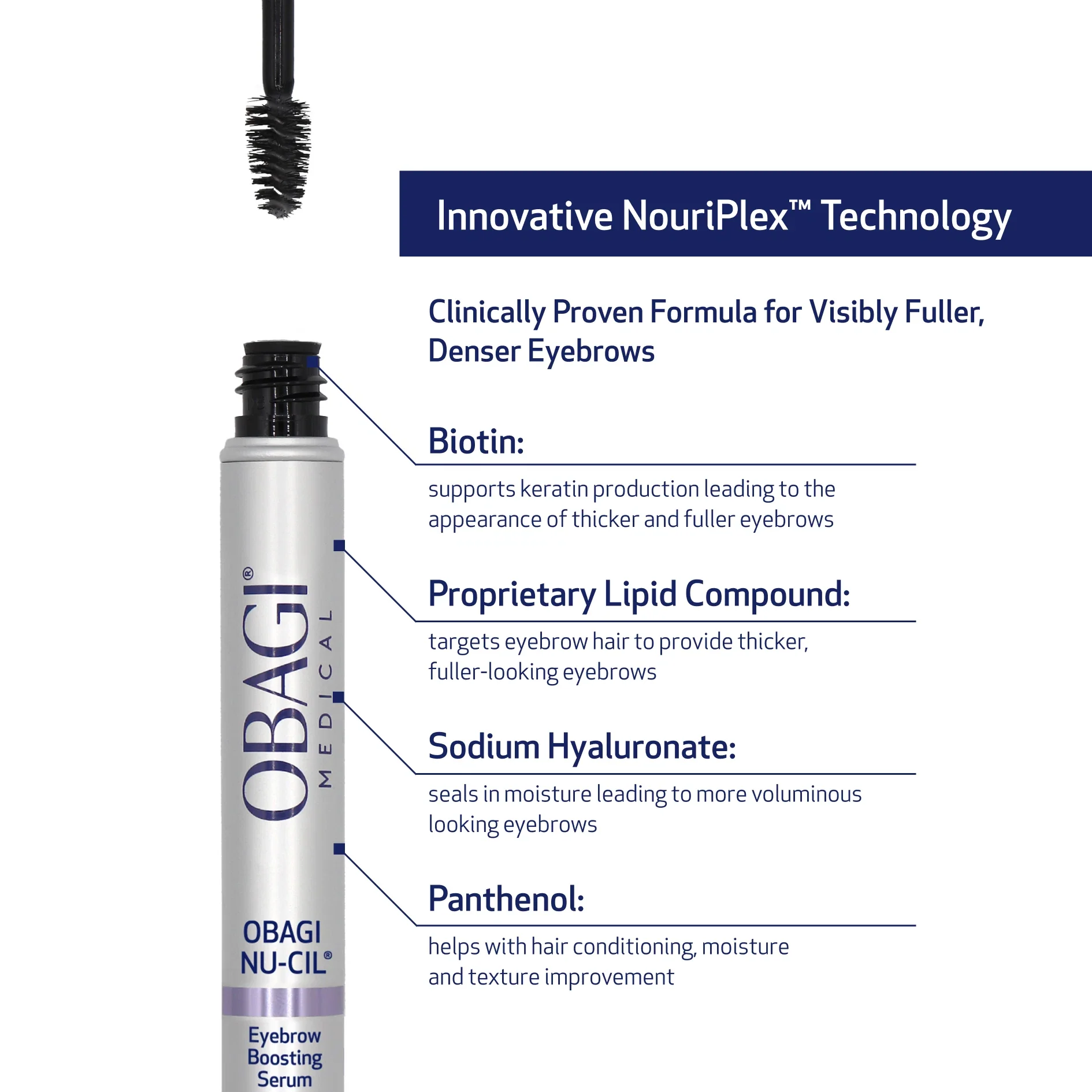 Obagi Nu-Cil™ Eyebrow Boosting Serum - Image 2