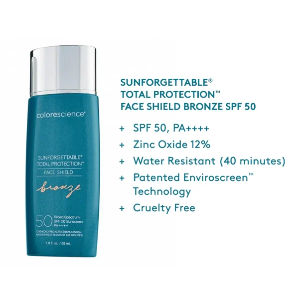 Sunforgettable® Total Protection® Face Shield Bronze SPF 50 - Image 5